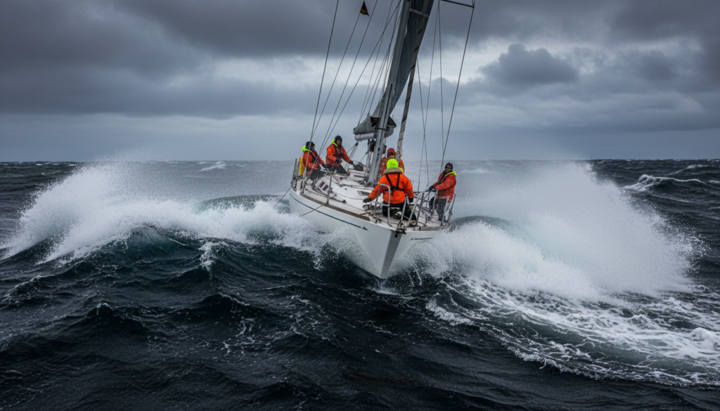 Storm at sea, no internet: what to do, step by step