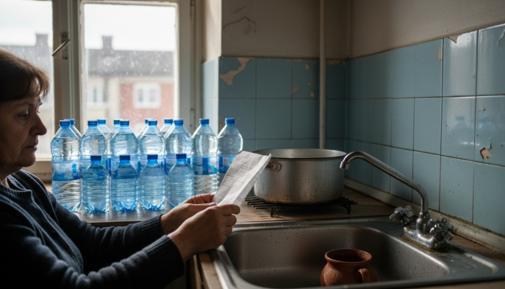No water or unsafe tap water: what to do, step by step